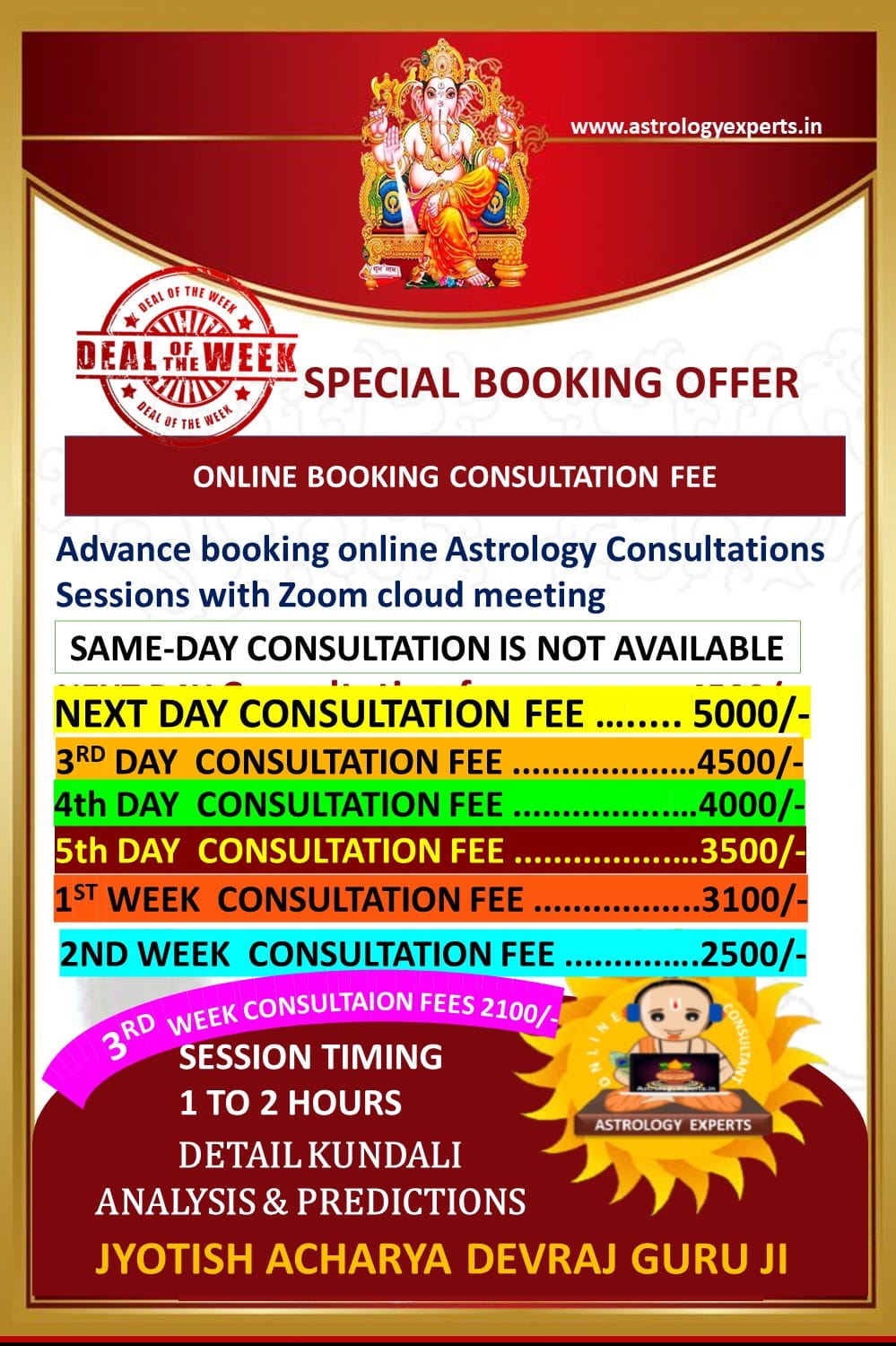Best astrologer in India - Jyotish Acharya Devraj JI